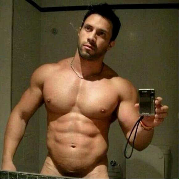 flex introducing gorgeous muscular gay porn newcomer 1